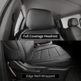 thumbnail image 4 of EKR Silverado Seat Covers Custom Fit for 2019-2026 Chevrolet Silverado 1500 RegularCab WT & 2020-2026 HD 2500/3500 RegularCab WT, LT, Leather(Black), 4 of 5