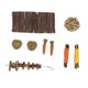 thumbnail image 1 of 9Pcs Wooden Hamster Toys Arch Bridge Wooden Piece String Apple Sticks Teeth Care Pet Chew Bite Toys for Hamster Rabbit, 1 of 2
