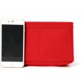 thumbnail image 4 of Bolsa de almacenamiento de fieltro, organizador de bolsa de maquillaje, bolsa de almacenamiento de cosméticos portátil, color rojo, M, 4 of 5