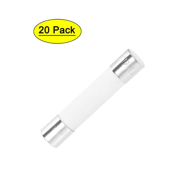 Fusibles de cartucho automotriz 12A 250V 6x30mm de cerámica de acción rápida reemplazo 10 piezas