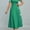 Green, variant on ZOELNIC Women's Elegant Short Sleeve Maxi Dresses Casual Empire Waist Long Dress