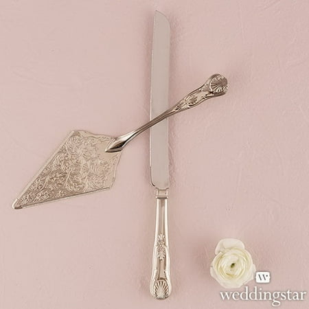 - Weddingstar 9530 Vintage Inspired Silver Cake Serving Set