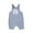 Light blue, variant on Girls Pants Rainbow Overalls Toddler Suspender Jumpsuit Romper Ribbed Activewear