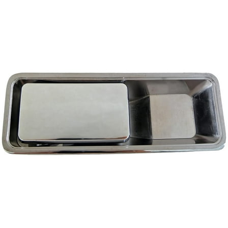 Dorman 761-5109 Front Passenger Side Interior Door Handle for Specific International Models, Zinc; Chrome