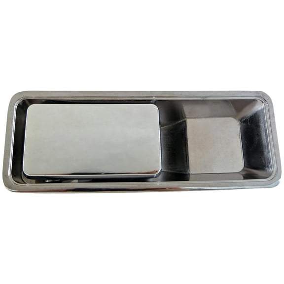 Dorman 761-5109 Front Passenger Side Interior Door Handle for Specific International Models, Zinc; Chrome