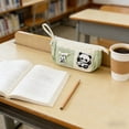 thumbnail image 5 of Cute Large Capacity Multi-Pocket Pencil Case Kawaii Pencil Case with Kawaii Pins Large Pencil Pouch Holder Preppy Supplies Green, 5 of 6