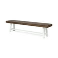 thumbnail image 4 of Marian Outdoor Acacia Wood Bench, 4 of 7