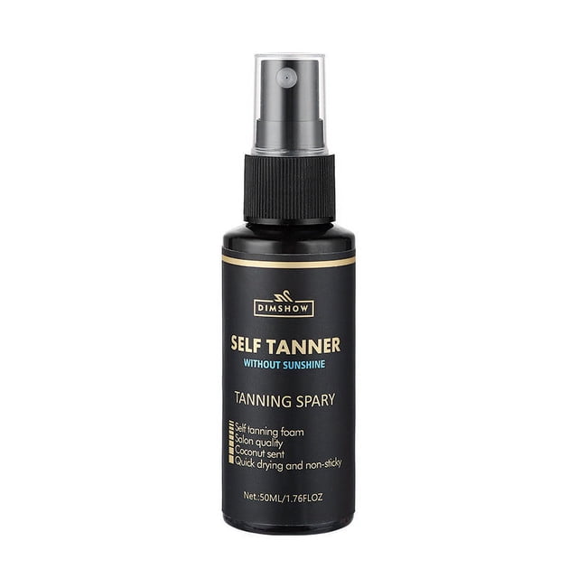 Sol, Spray Bronceador, Hidratante, Ayuda al Bronceado, Masaje, Crema Bronceadora, Spray Negro 50 ml