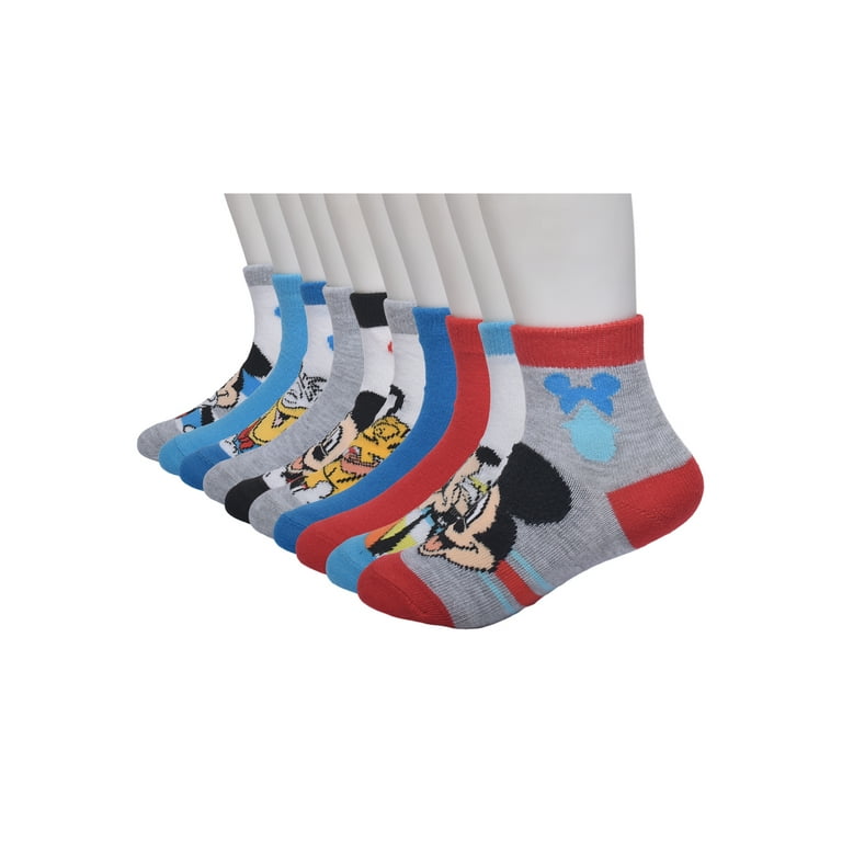 Character Toddler Ankle Socks 10 Pack Sizes 12M 5T Walmart