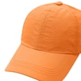 thumbnail image 4 of Unisex Quick Dry Adjustable Uv-Resistant Baseball Cap Lightweight Breathable Sun Hat Comfortable Soft Outdoor Sports Cap by Yigetop Orange One Size, 4 of 5