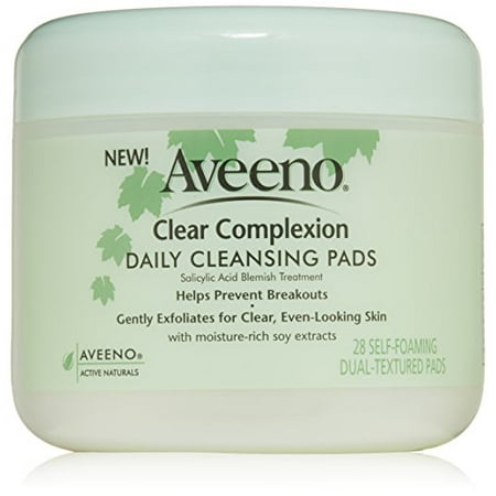 Daily Cleaning Pads - 4 Pk Aveeno Active Naturals Clear Complexion Daily Cleansing Pads 28 Count Each