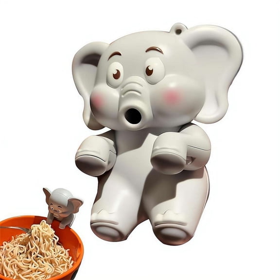 Cooling Clip-On Mini Fan for Cup & Bowl,Portable Hanging Mug Fan for Iced Coffee Soup Drinks,Cute Elephant Animal Fans Coffee Chiller,3 Speed Rechargeable Fast Air Blowing