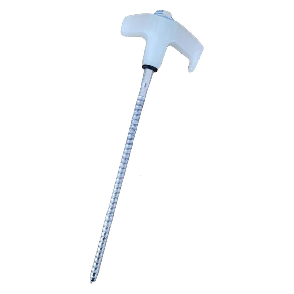 CEORPER 20Pcs Tent Stakes Screws Carbon Steel Tent Stakes Ground Anchors Screw in Pegs