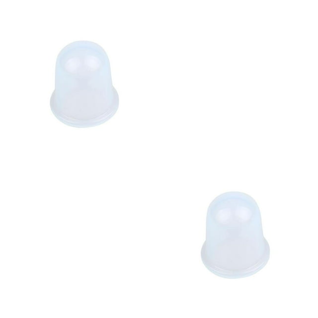 Transemion 1pc Family Body Massage Helper Anti Cellulite Vacuum Silicone Cupping Cup white 2Set