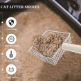 thumbnail image 4 of Pala metálica resistente para arena de gatos. Pala metálica para limpiar cajas de arena y pellets de pino., 4 of 8