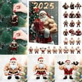 thumbnail image 4 of 24-Day Christmas Countdown Calendar – Cute Ice Baby Acrylic Pendant, Advent Decor for Tree & Backpack – Holiday Gift Box‌, 4 of 7
