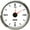 White, variant on KUS Pactrade Marine Boat Marine Car RV Truck Hour Quartz Clock Gauge Dial 12 Hour 12V/24V