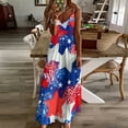 thumbnail image 3 of 4th of July Sleeveless Dress Women's Luxury Party Dress Birthday Dresses for Women, 3 of 7
