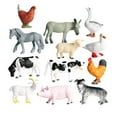 thumbnail image 2 of 12 Pcs Farm Animals Figures Toy Figures Set - Pig Dog Cow Sheep Horse Duck Chicken, 2 of 7