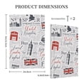 thumbnail image 3 of Uk And London British Vintage Newspaper No Device Blank Wall Plate 1 Gang Decorative Electrical Outlet Light Switch Cover Switchplate, 3 of 5