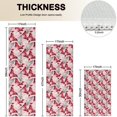 thumbnail image 4 of Pink Butterfly Red White Wing Pattern Kitchen Rugs Sets Of 3,Kitchen Runner Rugs Non Skid Washable,Decorative Kitchen Floor Mats for Kitchen,Sink,Laundry,17"x30"+ 17"x47" + 17"x59", 4 of 6