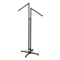 SSWBasics Vintage Collection 2-Way Clothing Display Rack - Sleek Retail Clothing Rack with