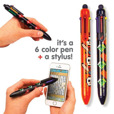 DCI Pixel 6-Color Stylus Pen, Style May Vary (47565)