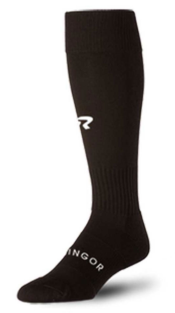 Ringor Black Softball Socks Diamond Fit Compression Arch