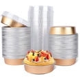thumbnail image 1 of Mini Ramekins with Lids oz Disposable Aluminum Foil Cake Baking Tins Pans Creme Brulee Tart Pie Tins Silver Small Individual Round Containers Oven for Baking, 1 of 7