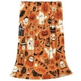 thumbnail image 2 of KLL Halloween 2 Pattern Fleece Throw Blanket,Fleece Throw Blankets for Couch & Bed All Season Use-80"x60", 2 of 7