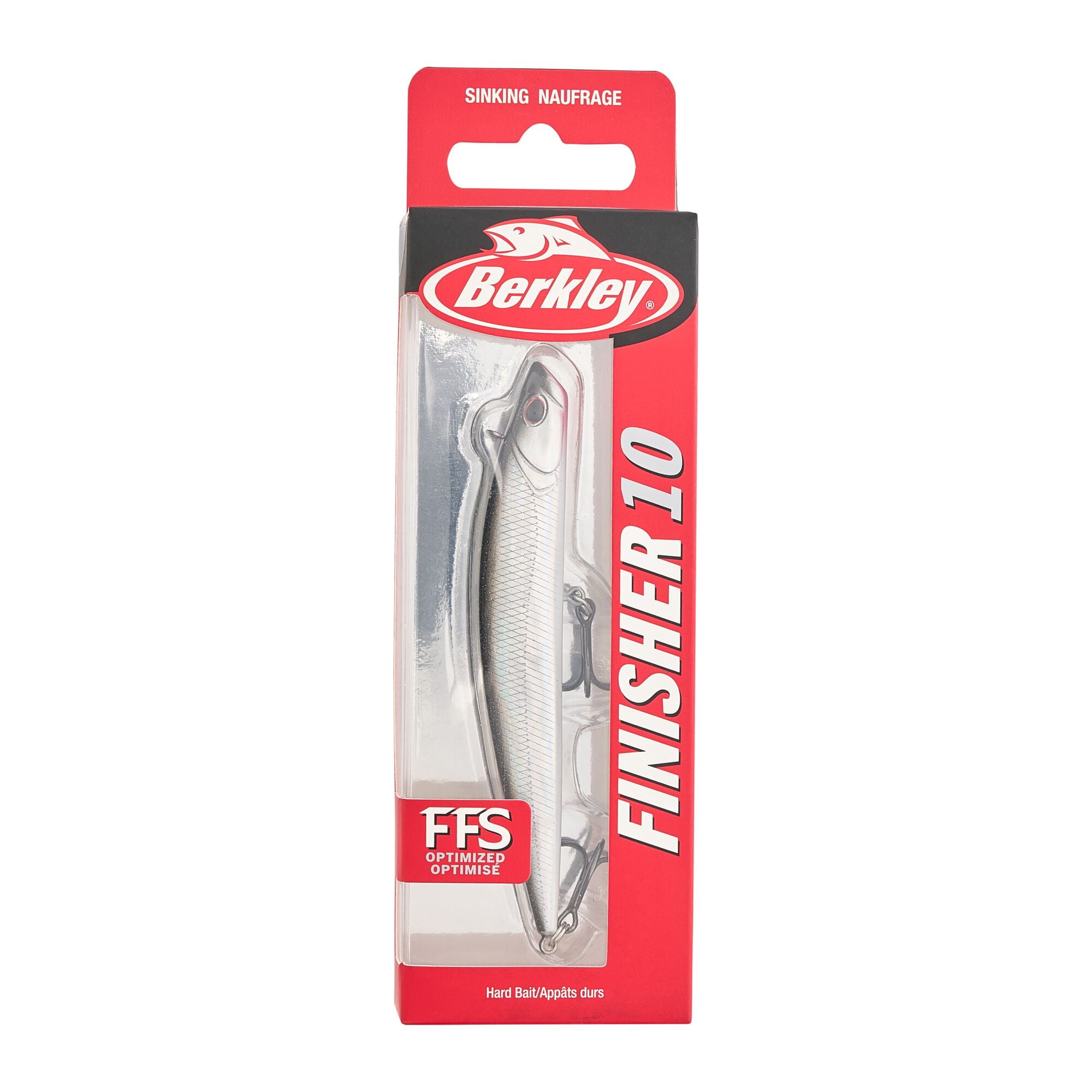 Berkley Finisher, 4 in, Glide Baits, Black Silver (1 Count)