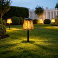 thumbnail image 5 of Kieccall Wrought Iron Solar Lawn Lamp, Warm Glow Ground Insert Light for Yard Art Layout Outdoor Courtyard Path Landscape Lighting Gift, 5 of 6