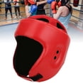 thumbnail image 1 of Protector De Cabeza, Casco De Boxeo Transpirable De Diseño Ergonómico Cómodo De Cuero PU Duradero Para Entrenamiento, 1 of 8