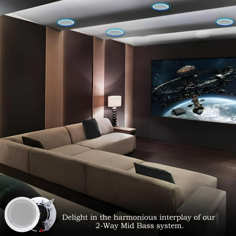 Home Theater Sound System Kit 2000 Watts Bluetooth Amplifier w