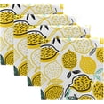 thumbnail image 5 of GZHJMY Lemon Cute Cloth Napkins Reusable Washable Everyday Use 20 × 20 Inch Set of 6, 5 of 7