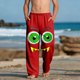 thumbnail image 2 of Niños Pantalones Niñas Imprimida Playa Casual con Bolsillos para Vacaciones Deportes Al Aire Libre Niñas Pantalones, 2 of 9