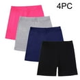 thumbnail image 2 of AINIYS Girls 4 Pack Solid Basic Shorts Elastic Waist Soft Breathable with Pull On Closure for Daily Wear and Home Lounging Multicolor 9 Years, 2 of 9