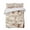 Beige, variant on Quilts Twin Size Bedding Set, Brown Dog Lightweight Quilted Comforter, Cute Line Cartoon Funny Animals Soft Reversible Bedspread Coverlet with Pillow Covers for All Season, 68" x 86"