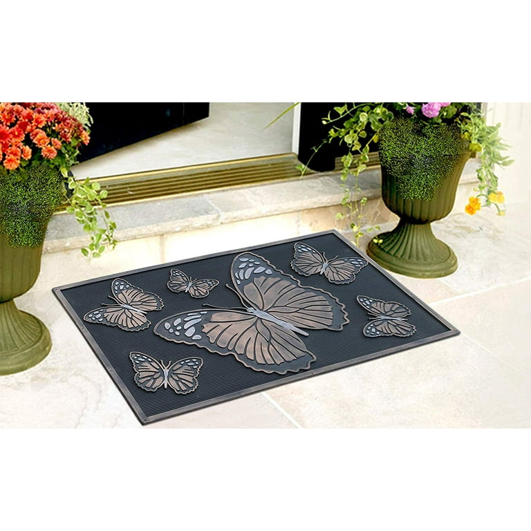 Door Entrance Mat Heavy Duty Non Slip Dirt Catcher Honeycomb Rubber Outdoor