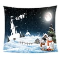 thumbnail image 2 of Manta de Sherpa de Navidad, Manta de de Sherpa Súper Suave, Manta Decorativa para Cama, Sofá, 1 Yotijar Manta de lana de Navidad, 2 of 10