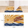 thumbnail image 3 of Summer Decor Door Mat - Summer Welcome Mats Outdoor Doormat Non Slip Rubber Decorative Front Door Mats Indoor Rug 17" x 30", 3 of 6