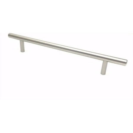 Qty 25 Solid Brushed Nickel Kitchen Cabinet Handle Pull Knob Hardware T Bar 8.75