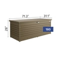 thumbnail image 5 of LeisureTime 210 Gallon Deck Box - Bronze, 5 of 9