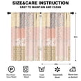 thumbnail image 2 of Blackout Kids Curtains,Pioneer Flower Childrens Insulated Curtains Set Of 2,Bedroom Essentials,Toddler Room Decor 52x84in(132x213cm), 2 of 4
