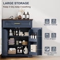 thumbnail image 5 of FAGAGA 36" Kitchen Buffet Cabinet with Storage Door , Farmhouse Wood Sideboard with Drawer for Kitchen, Dining Room, Reception Room | Cherry, 5 of 9