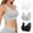 3 pack Black White Grey, variant on Compression Wirefree Medium Support Bra,Sports Bra with Removable Pads for Women Small to Plus Size Everyday Wear,Exercise and Offers Back Support