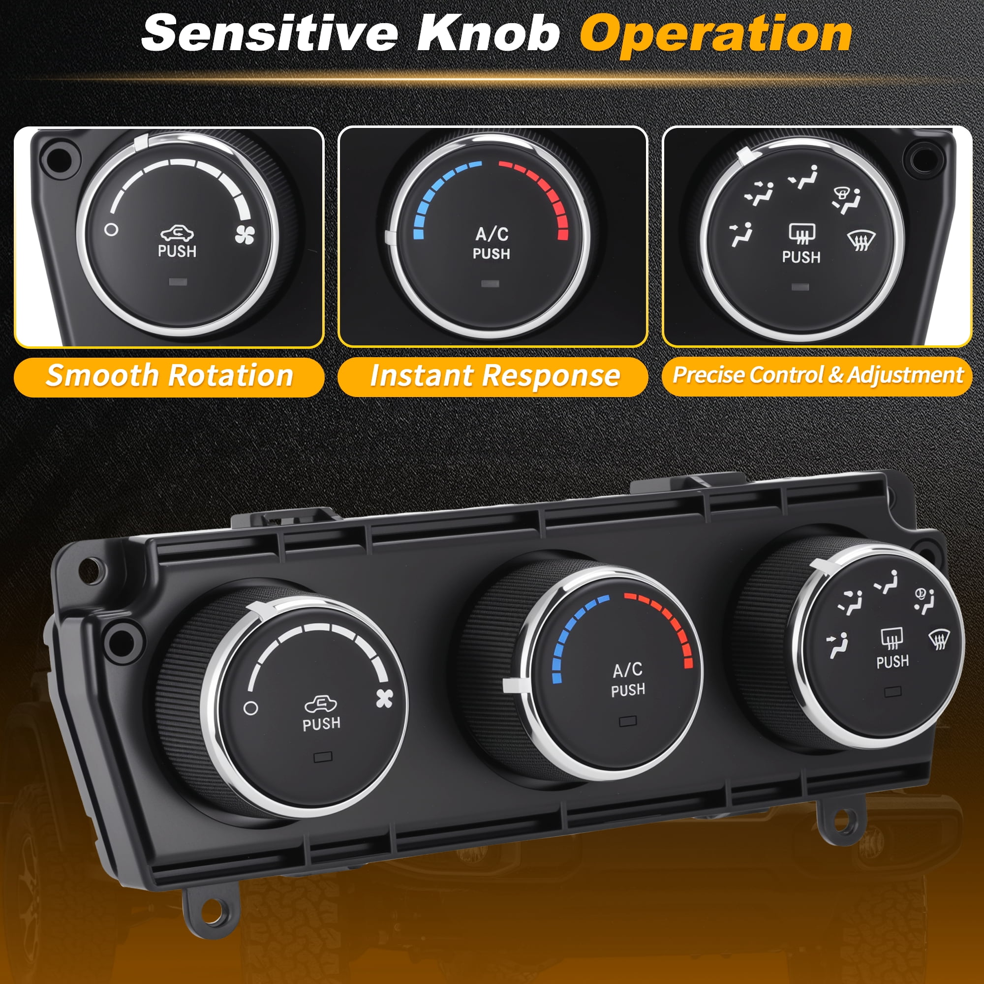 Unique Bargains A/C Heater Climate Control Module for Jeep Wrangler 2011 2012 2013