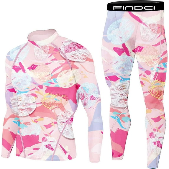 FINDCI Men's Compression Sportswear Suits Gym Tights Training Boxing Rugby Clothing Jogging Sports Set Running Rashguard Tracksuit(Newdesign36,XX-Large)