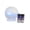 White, variant on EcoGecko Pure H2O Mini Water Based Air Revitalizer, Air Freshener, Room Aromatizer, Aromatherapy, Aroma and Essential Oil Diffuser with 2 Bottles (10ML) Fragrant Lavender Oil, White