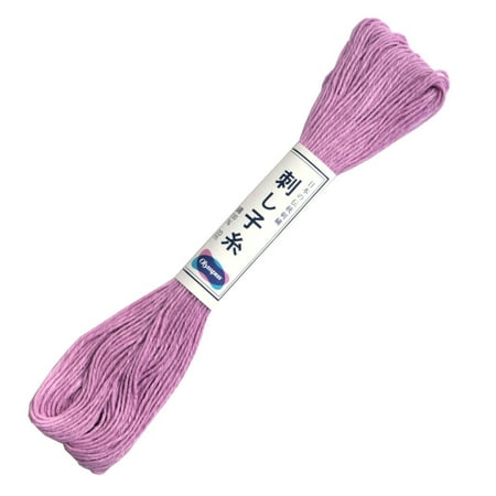 Orchid Embroidery - Olympus Sashiko Thread - ORCHID # 24 - 20m Skein - Japanese Embroidery & Quilting - NEW color for 2017, Sashiko thread By os Ship from US